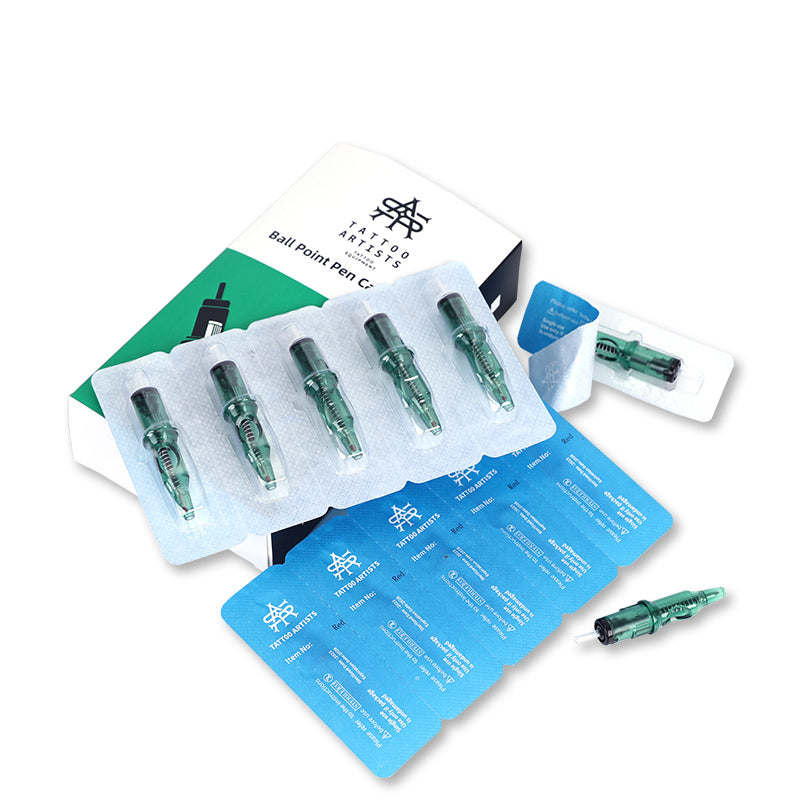 Newest Design Ink Drawing Cartridge Tattoo Beginner Practice Tools Tattoo Ball Point Cartridge