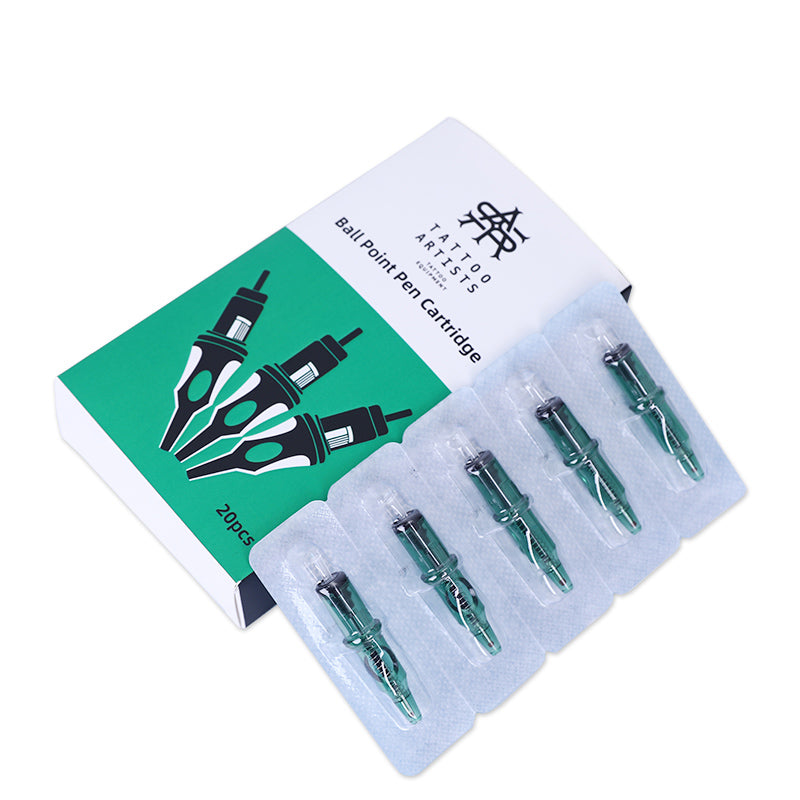 Newest Design Ink Drawing Cartridge Tattoo Beginner Practice Tools Tattoo Ball Point Cartridge