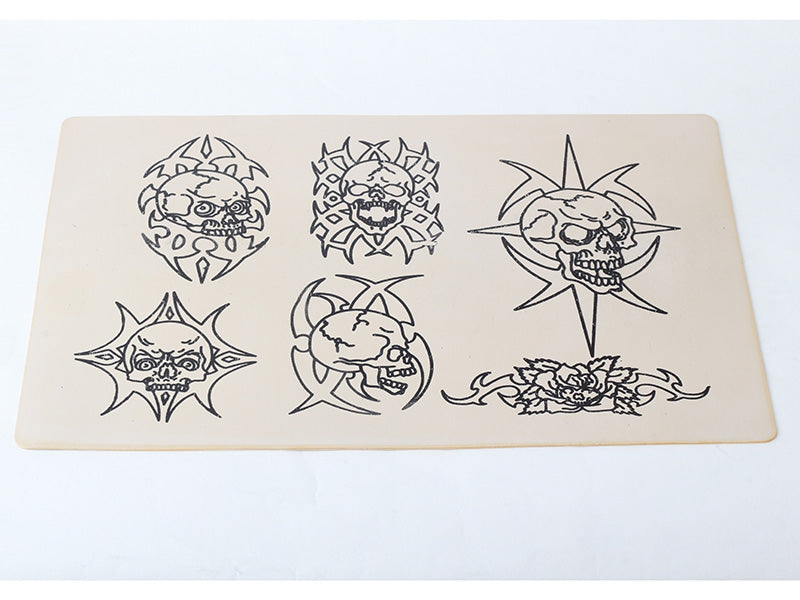 YILONG 5/10/20pcs 5/10/20pcs Permanent Makeup Eyebrow Lips Tattoo Practice Skin Skull Practice Skin For Beginner