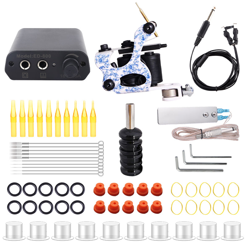 Tattoo Kit with Coil Machines