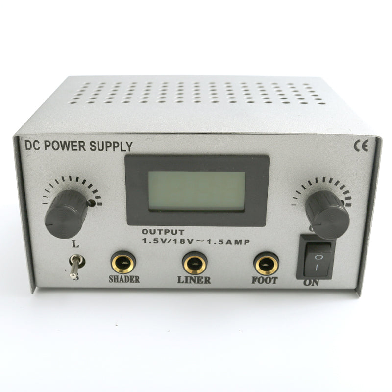 Steel Dual Digital LCD Power Supply Tatoo