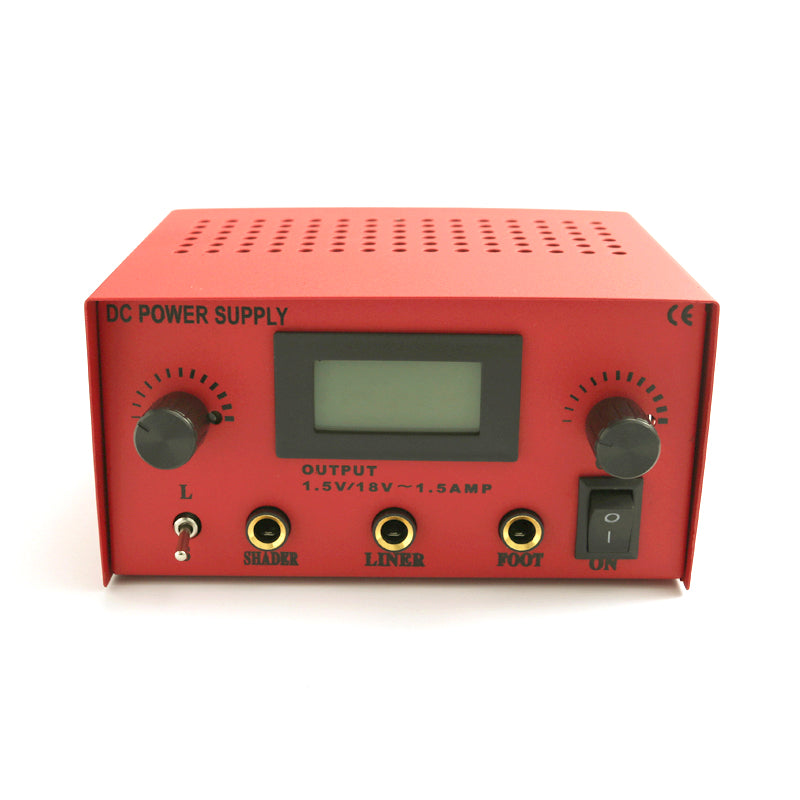 Steel Dual Digital LCD Power Supply Tatoo