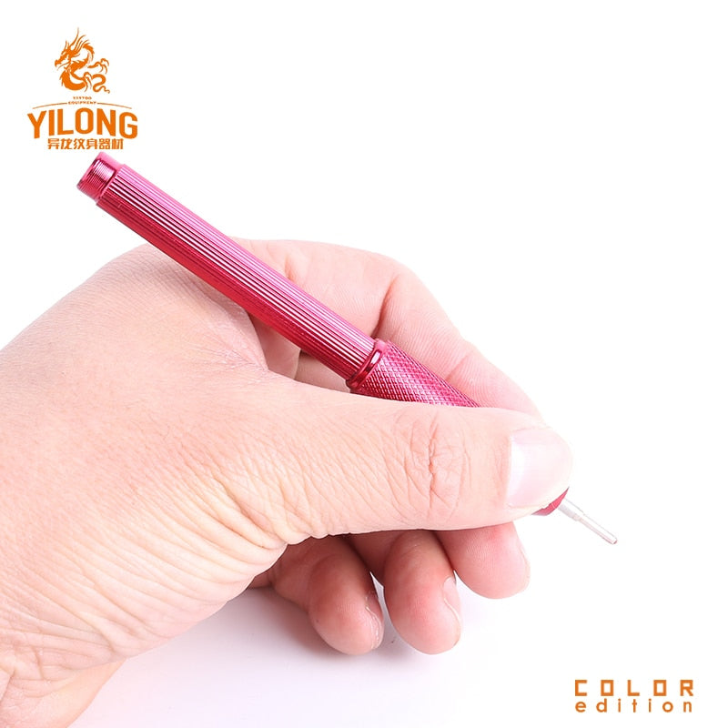 1pcs Tattoo Pen Holder With 20pcs Tattoo Skin Pen Alloy Skin Marker Pen Skin Surfer Stencil Tattoo AccessorIes Makeup Supplies