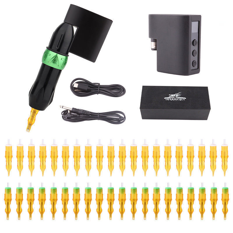 Tattoo Pen Machine With Battery Adapter Cartridge needle XIV free shipping quality pen machine