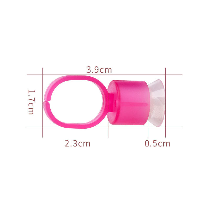 30PCS Plastic Tattoo Ink Ring For Eyebrow Permanent Makeup Medium Size Tattoo Ink Holders Tattoo Supplies