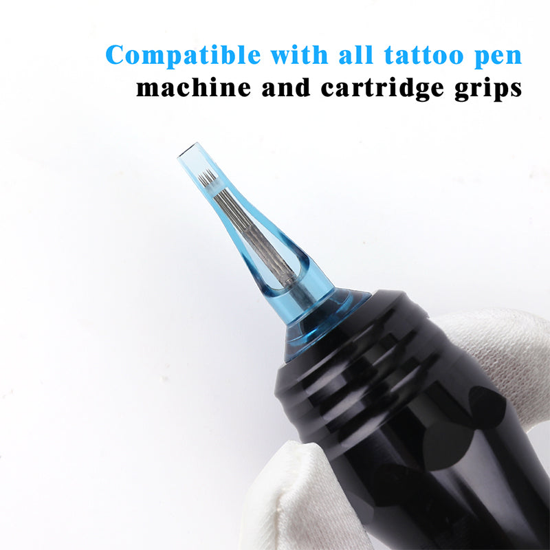 10pcs RS Disposable Tattoo Cartridge Needles Sterilized Charmant Permanent Makeup Machine Gun Tattoo Pen Accessories