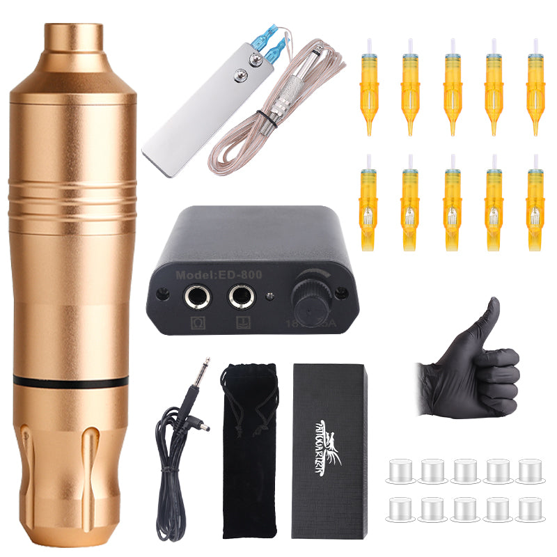 Tattoo Rotary Pen Tattoo Kit with Cartridge Needle