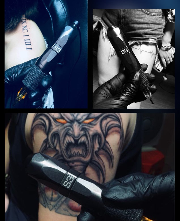 YILONG New Tattoo Pen Machine, Improted coreless Motor Tattoo Machine, with Magnet charging interface Free Shipping