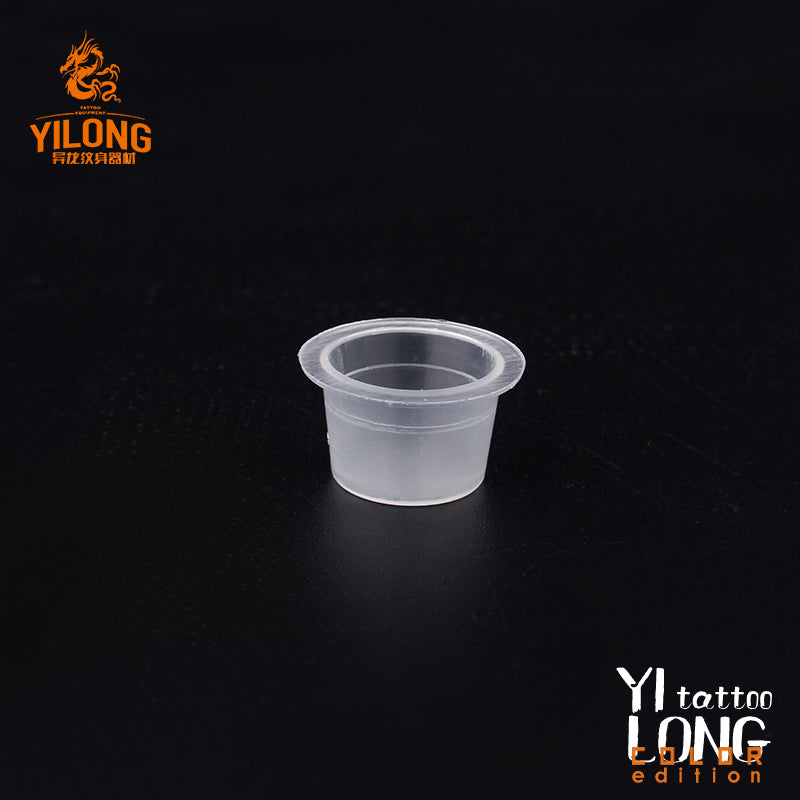 500pcs Plastic Microblading Permanent Makeup Clear Clear S/M/L Size Tattoo Ink Cups Pigment Caps Tattoo Accessories