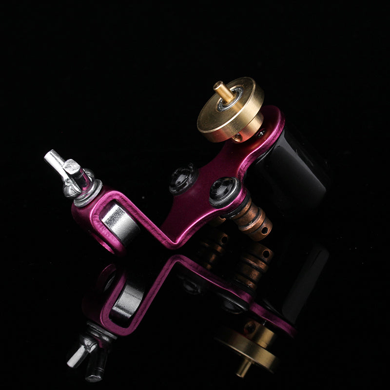 Rotary Tattoo Machine Gun Alloy Frame Eccentric Steel Shader and Liner for Beginner