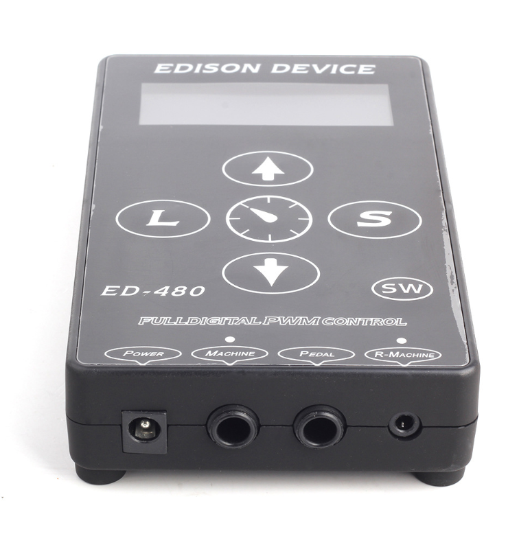 YILONG Free Shipping Wholesale Black New Black Duty Digital LCD Tattoo Power Supply For Machine Gun Device tattoo & body art