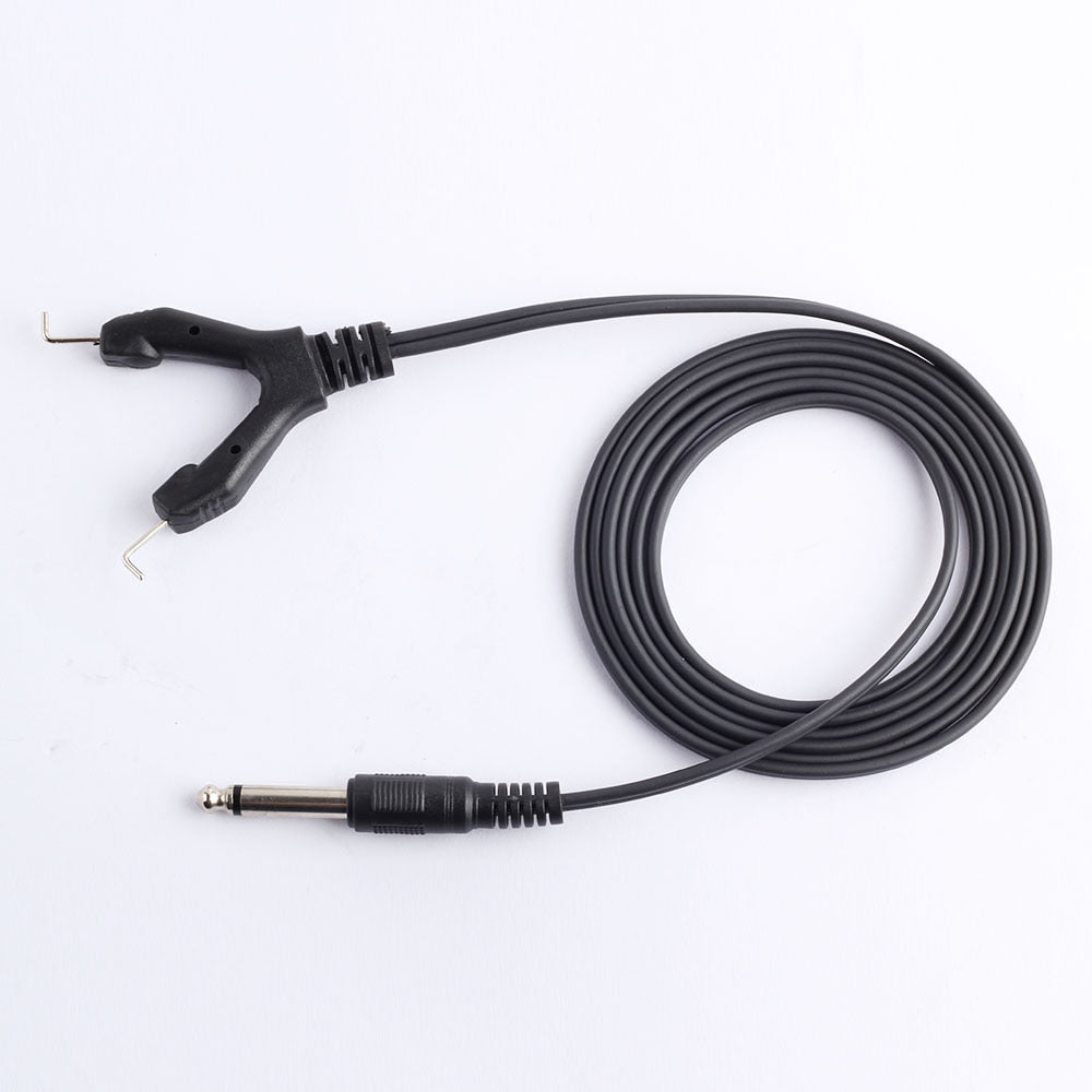 1.8m Quality Tattoo Black Rubber Silicone Cord