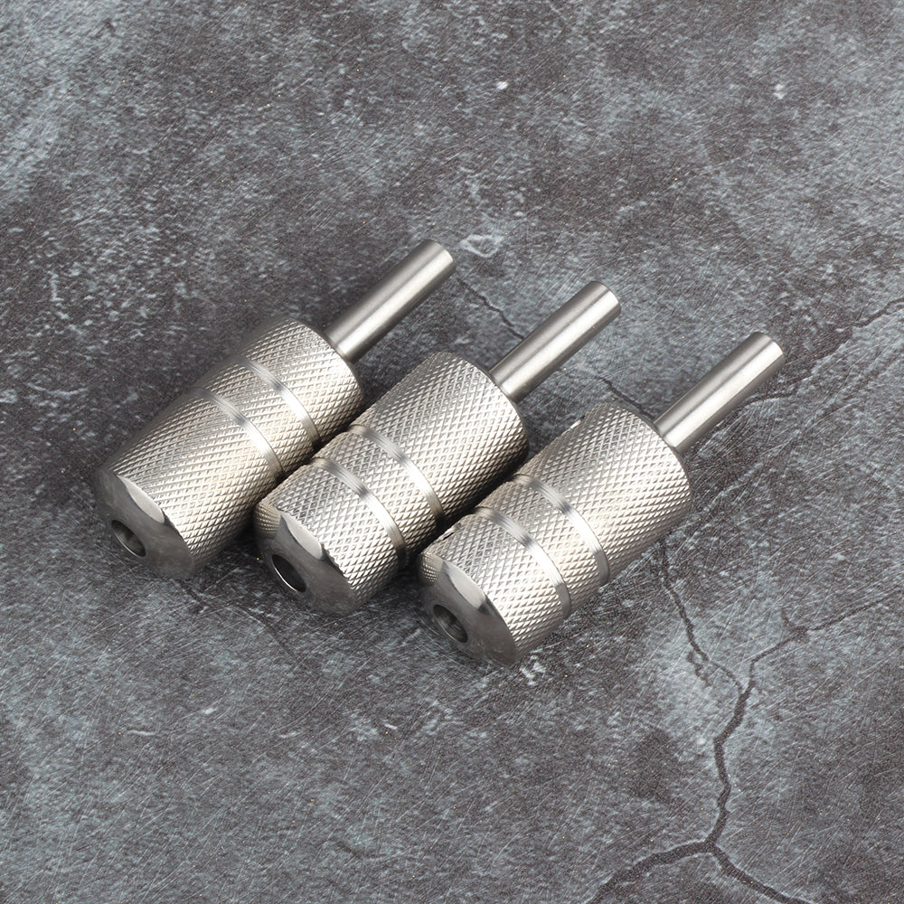YILONG 1PCS Stainless Steel Tattoo Grip 22/25MM With Back Stem Professional Tattoo Machine Grips Tubes Tips Tool Free Shipping