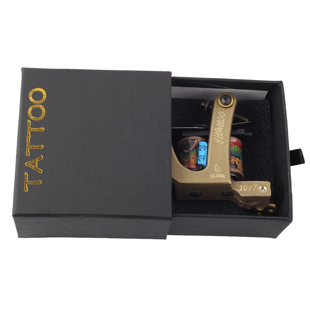 2PCS YILONG High Quality Coil Tattoo Machines for Tattoo Machine Gun As Liner and Shader with boxes