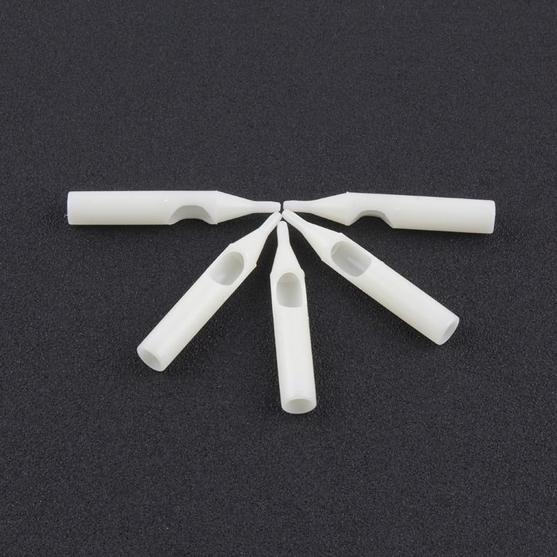 YILONG 50Pcs RT/FT/DT Disposable Tattoo Tips white Color tips pre-sterilized Nozzle Tip