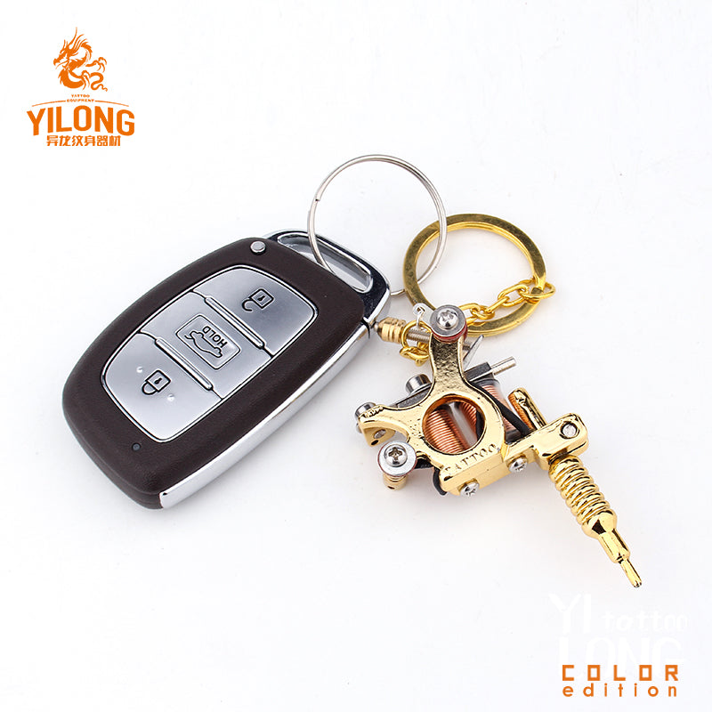 YILONG Mini Tattoo Machine Necklace Punk Necklaces & Pendants For Men Hip Hop Jewelry Gifts Women Necklace