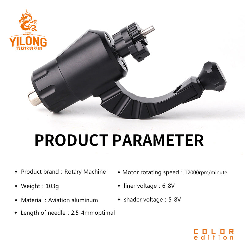 YILONG New Direct Drive Rotary Tattoo Machine for Tattoo Artists