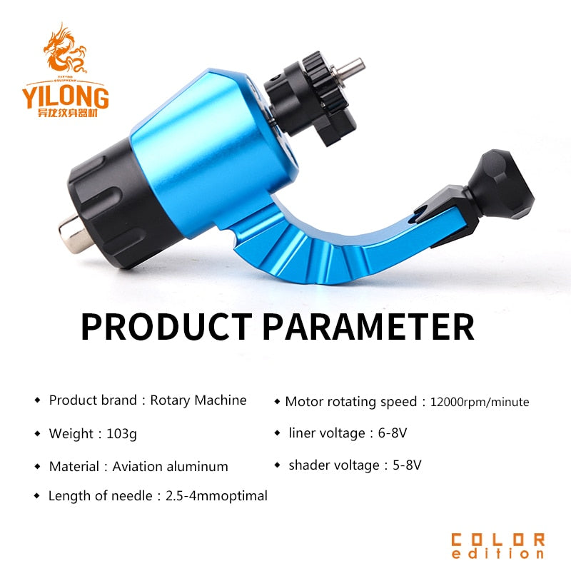YILONG New Direct Drive Rotary Tattoo Machine for Tattoo Artists