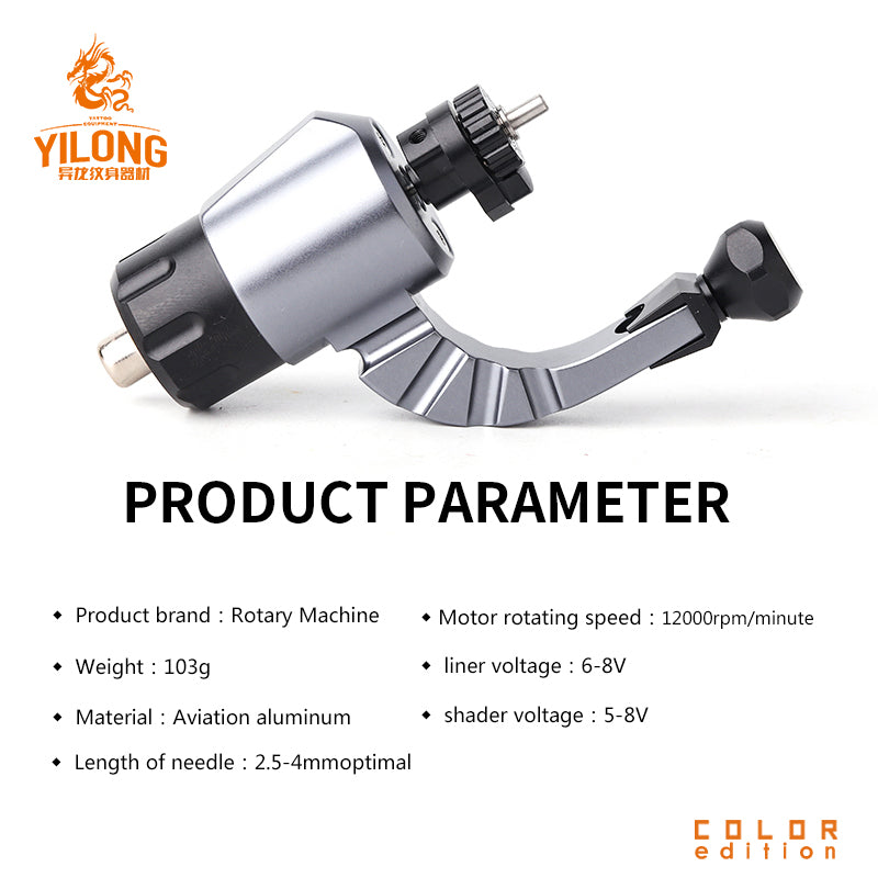 YILONG New Direct Drive Rotary Tattoo Machine for Tattoo Artists