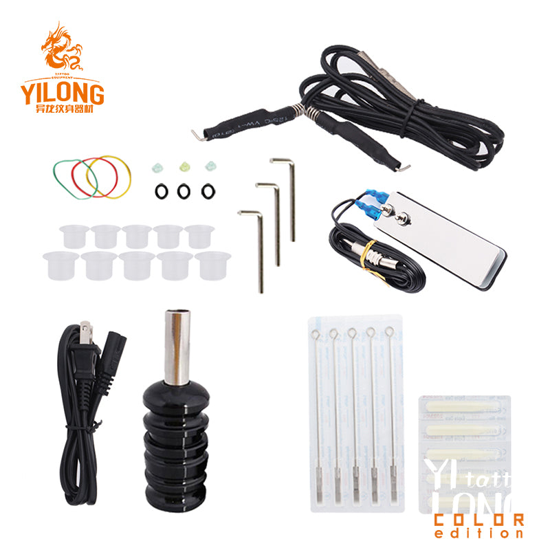 Starter Tattoo Kit 8 Wrap Coils Tattoo Gun