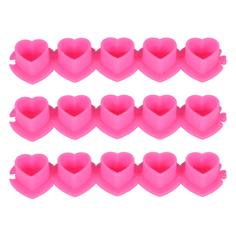 Tattoo Supplies Heart Shape New Tattoo Ink Cups Colorful Ink Cup For Tattoo Accessories