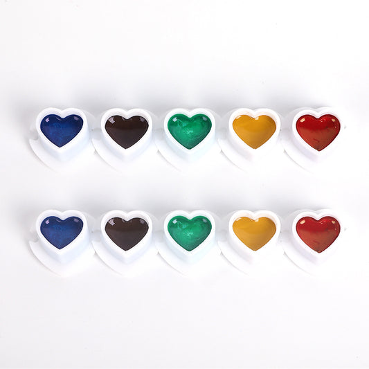 Tattoo Supplies Heart Shape New Tattoo Ink Cups Colorful Ink Cup For Tattoo Accessories