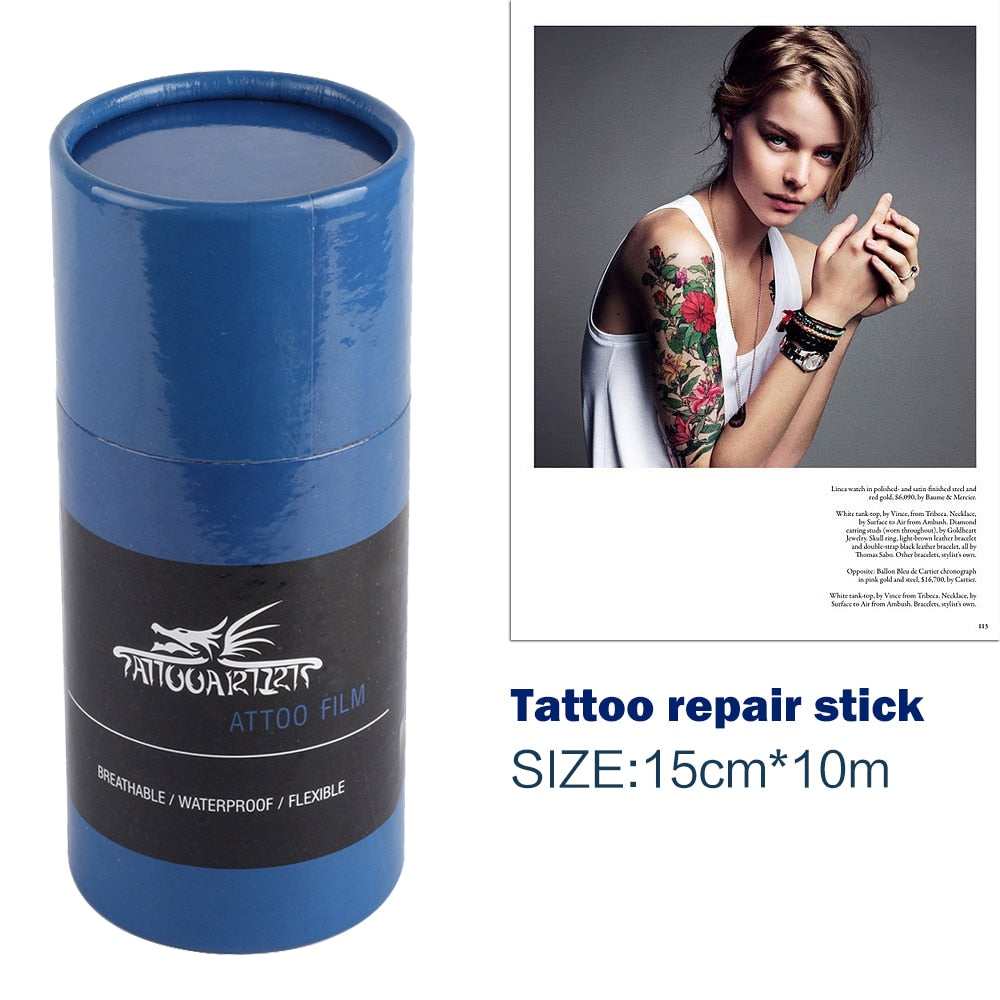 10M Protective Breathable Tattoo Film After Care Tattoo Aftercare Solution For The Initial Healing Stage Of Tattoo