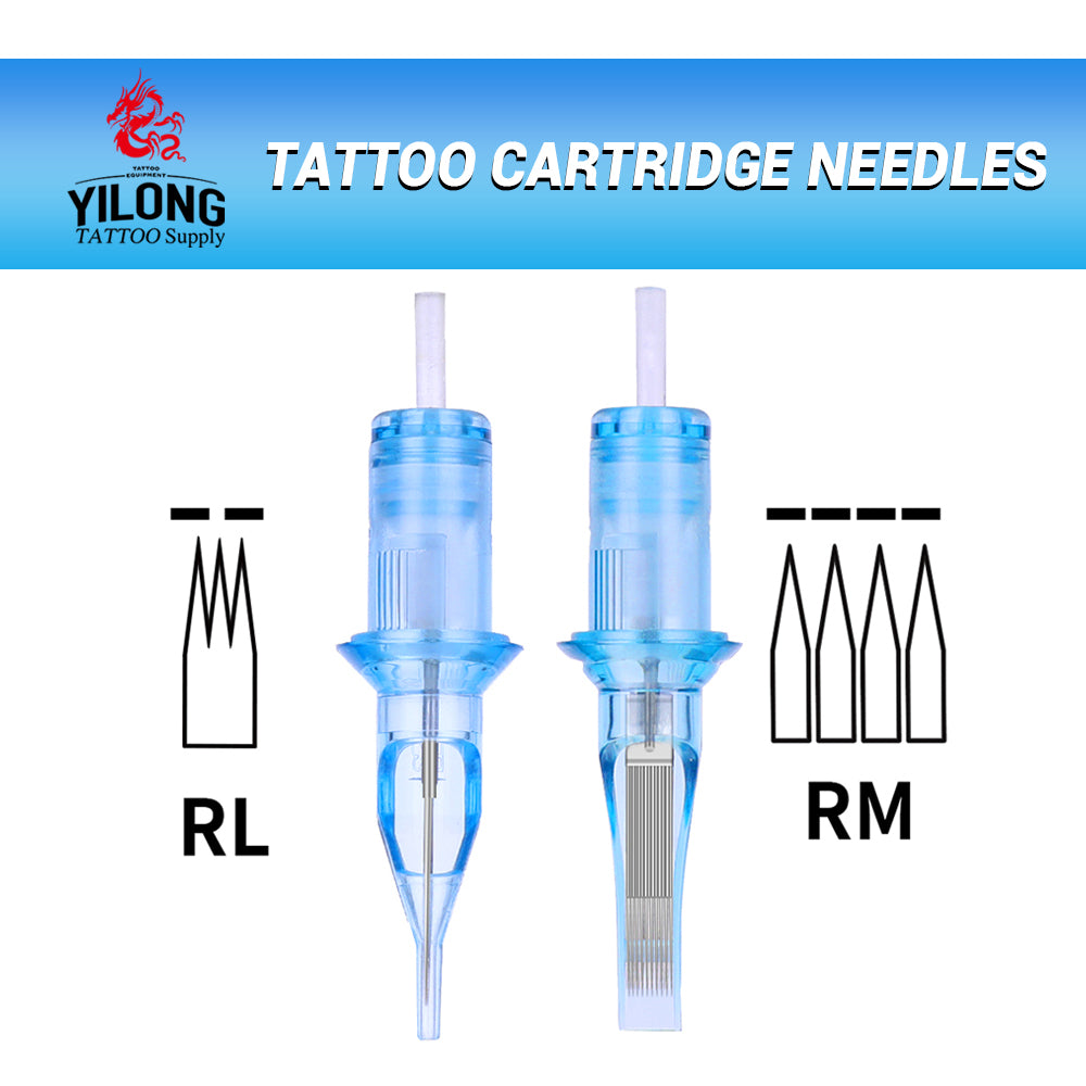 Rotary Tattoo Machine & Ink Cap for Beginners (Blue)