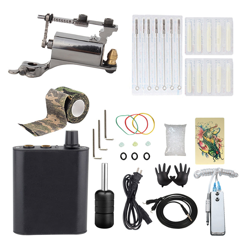 Rotary Tattoo Machine Kit Mini Power Supply