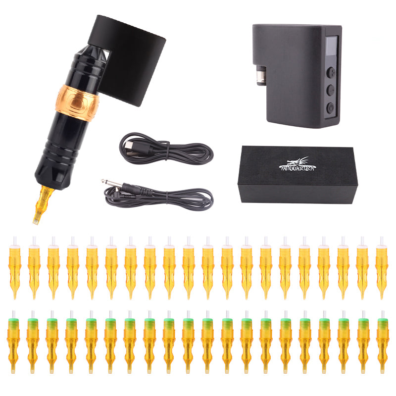 Tattoo Pen Machine With Battery Adapter Cartridge needle XIII free shipping quality pen machine