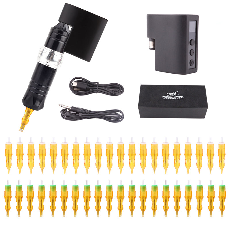 Tattoo Pen Machine With Battery Adapter Cartridge needle XIII free shipping quality pen machine