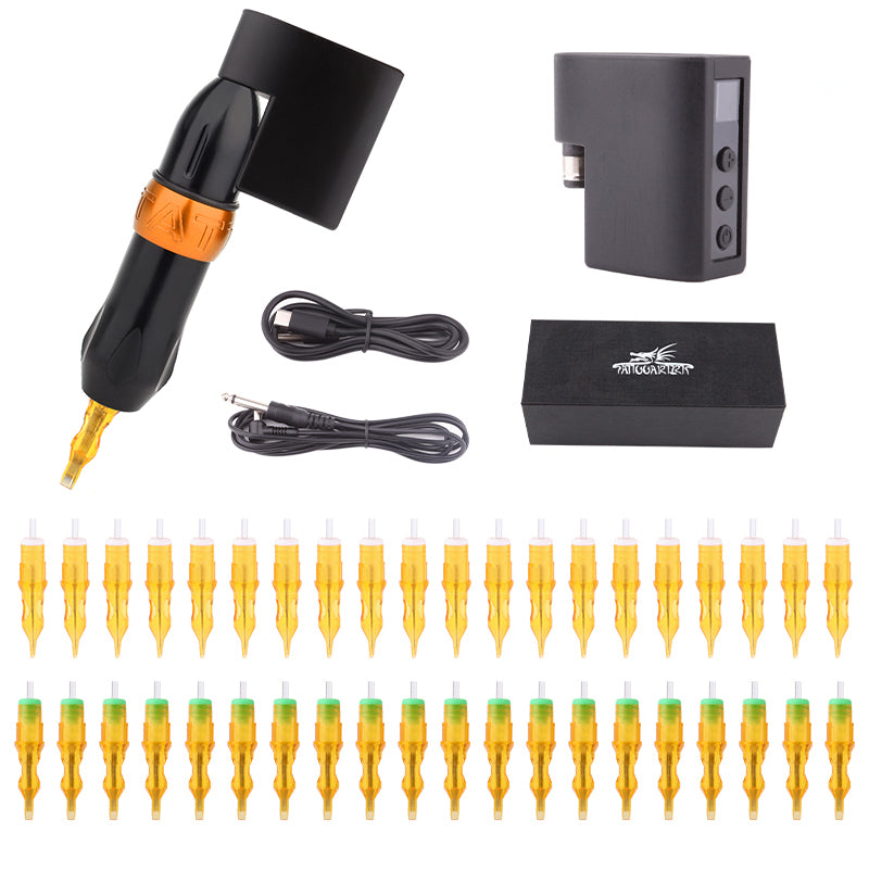 Tattoo Pen Machine With Battery Adapter Cartridge needle XIV free shipping quality pen machine