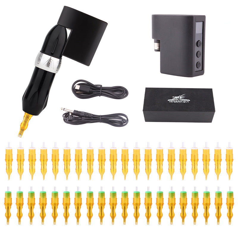 Tattoo Pen Machine With Battery Adapter Cartridge needle XIV free shipping quality pen machine