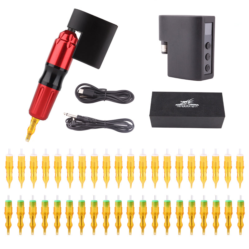 Tattoo Pen Machine With Battery Adapter Cartridge needle XV free shipping quality pen machine