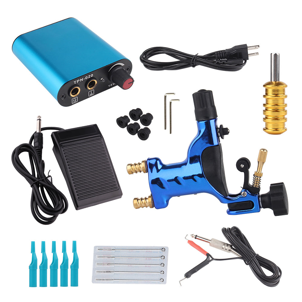 Complete Beginner Tattoo Machine Kit Dragonfly Rotary Machine