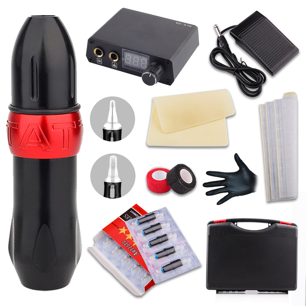 Tattoo Pen Machine Kit with Cartridge Needles