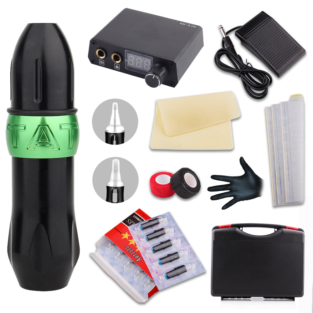 Tattoo Pen Machine Kit with Cartridge Needles