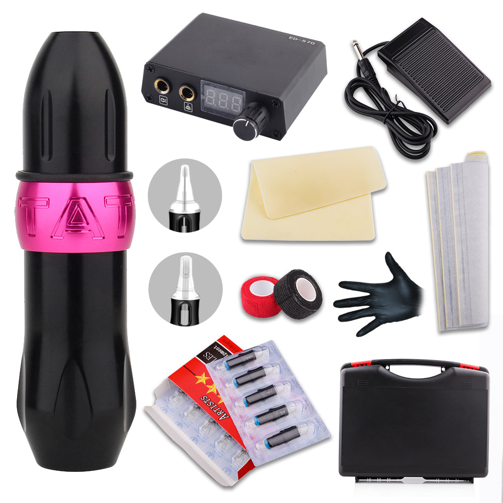 Tattoo Pen Machine Kit with Cartridge Needles