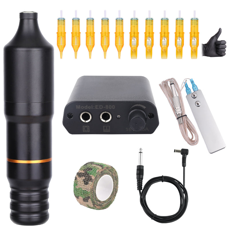 Tattoo Rotary Pen Tattoo Kit with Cartridge Needle