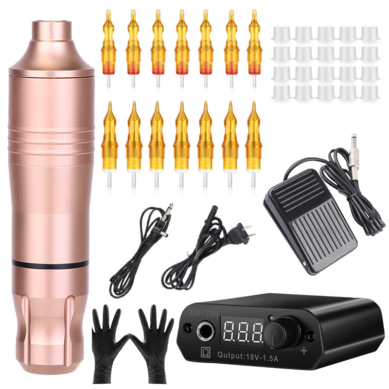 Tattoo Pen Tattoo Kit with LED Power Supply