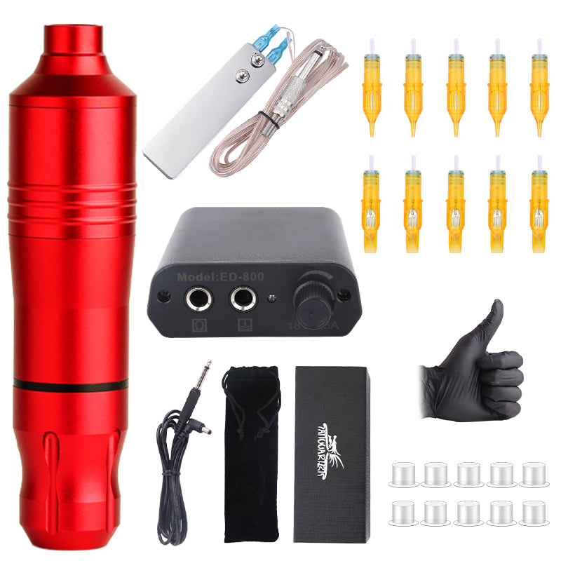 Tattoo Rotary Pen Tattoo Kit with Cartridge Needle