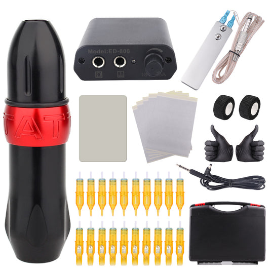 Tattoo Rotary Pen Tattoo Kit with Cartridge Needle