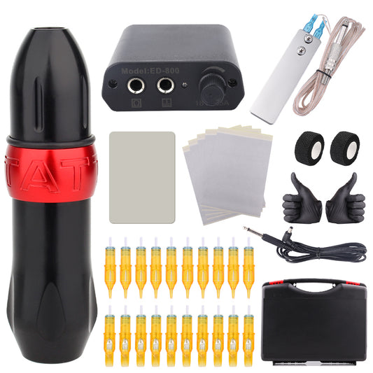 Tattoo Rotary Pen Tattoo Kit with Cartridge Needle