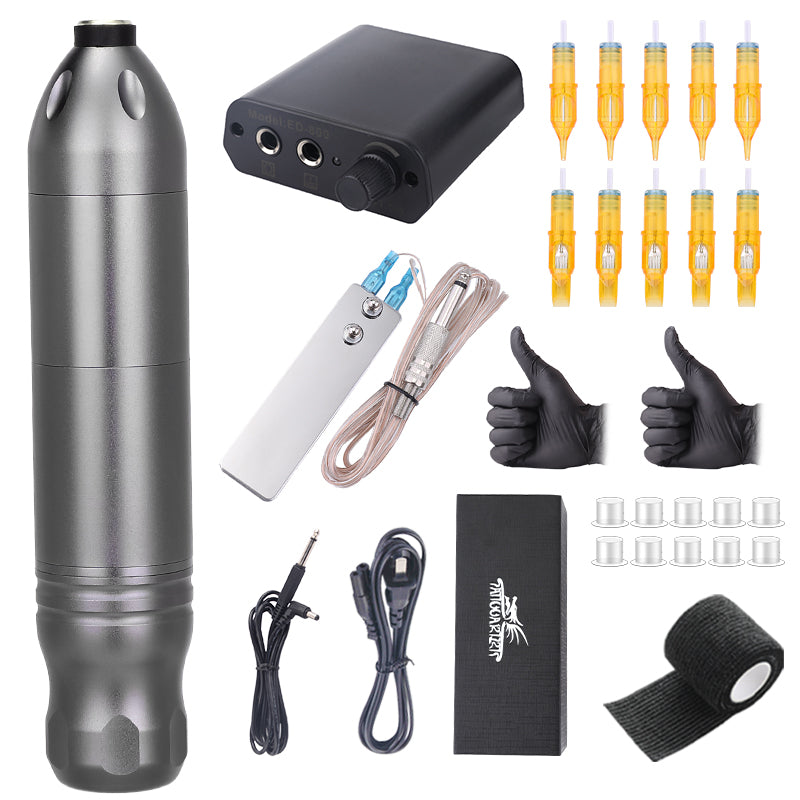 Tattoo Rotary Pen Tattoo Kit with Cartridge Needle