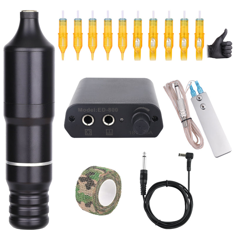 Tattoo Rotary Pen Tattoo Kit with Cartridge Needle