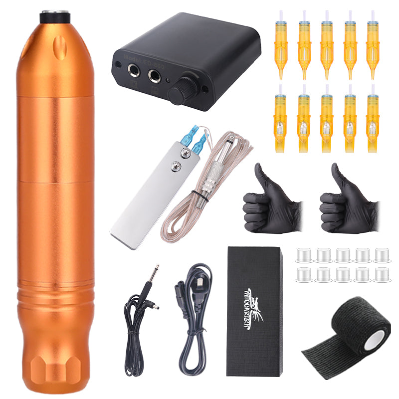 Tattoo Rotary Pen Tattoo Kit with Cartridge Needle
