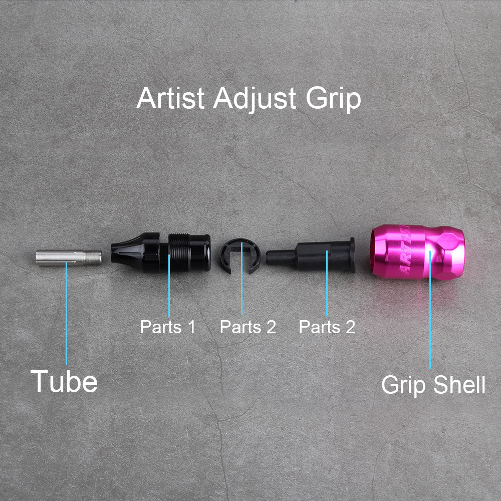 Aluminum Tattoo Grip Tube With 1 Needle Bar Adjustable For Cartridge Tattoo Needle Rotary & Coil Tattoo Machine Gun 5 Color