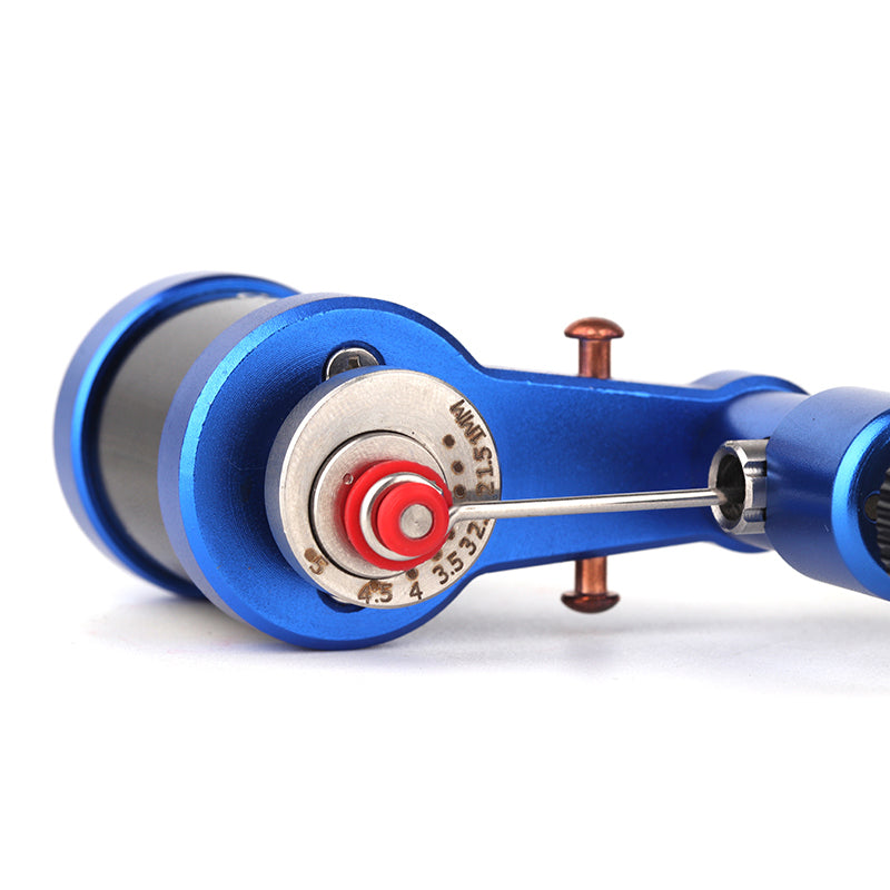 Rotary Tattoo Machine Gun Aluminum Frame Eccentric Steel DC Connected 4.5W Motor Shader and Liner Fine Control for Beginner