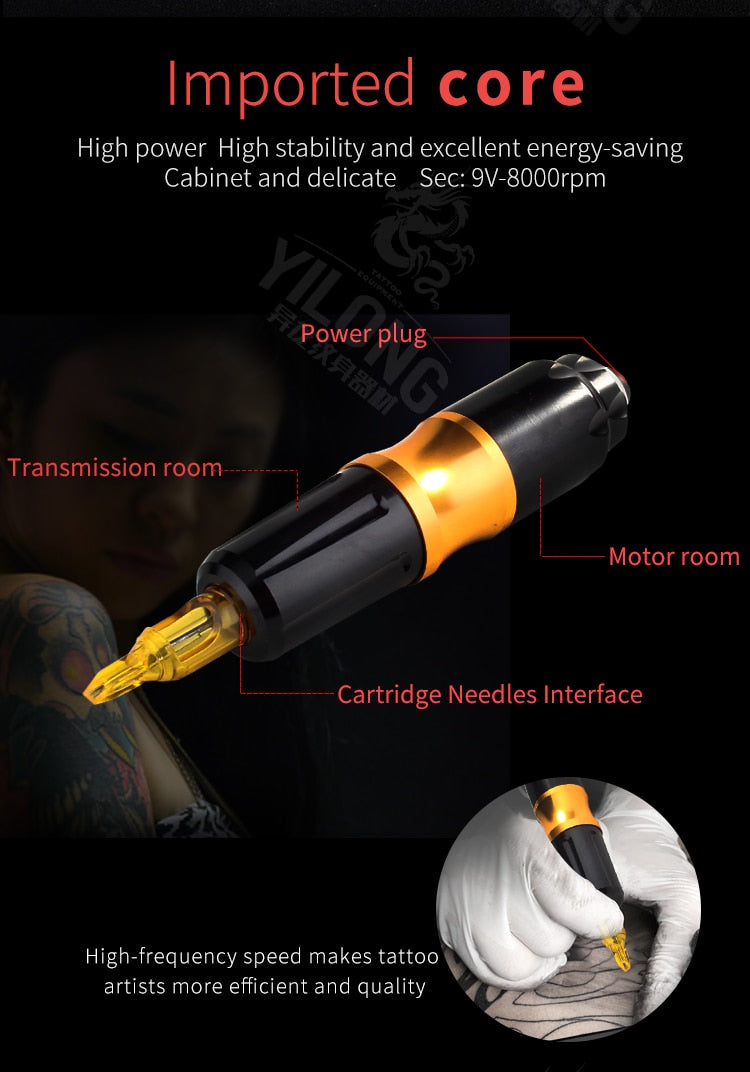 Professional Tattoo Rotary Machine Pen