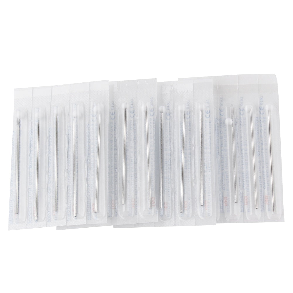 100PCS body Piercing Needles Mixed 8G 9G 12G 13G 14G 15G 16G 17G 18G 20G Sterile Disposable Body Piercing Needles